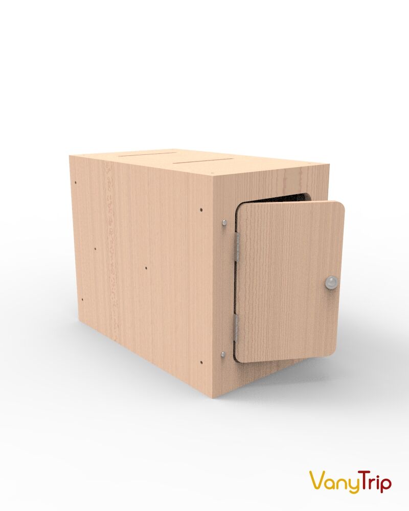 Meuble à porte pivotante largeur 300mm