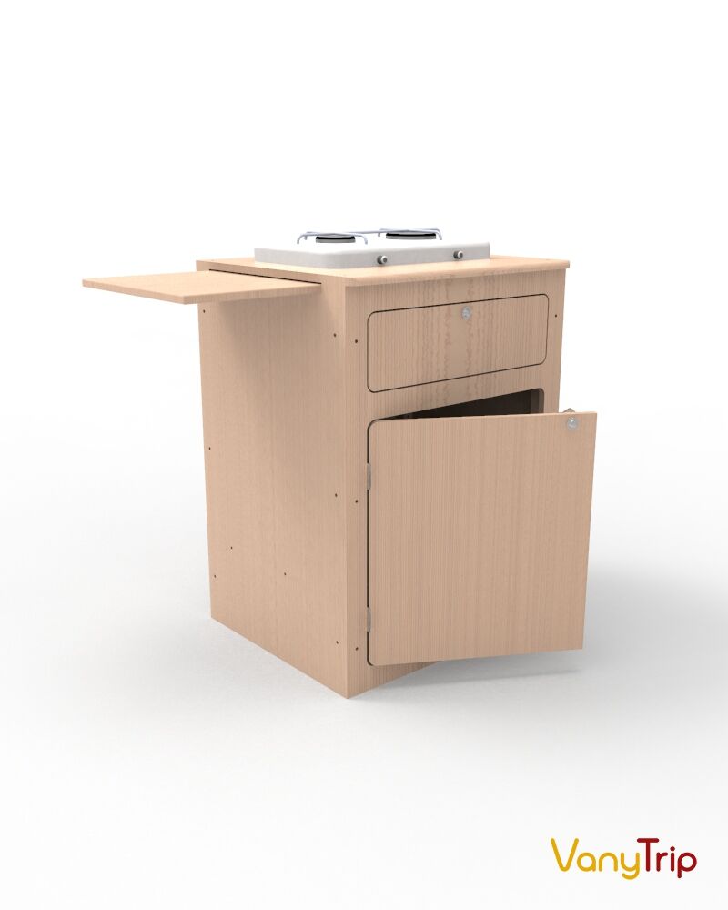 Meuble pour cuisson largeur 600mm