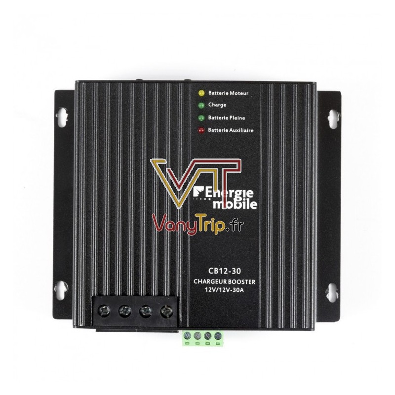 Chargeur Booster 30A pour batterie - DC/DC  - 12V/12V